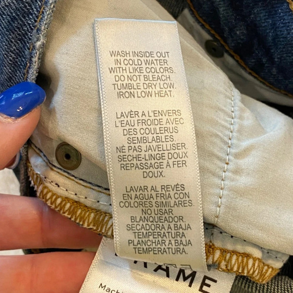 FRAME Le Original Skinny Distressed Jeans Button Fly/Monterey Wash 33585 - Picture 10 of 12